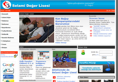 Okul Web Sistemi